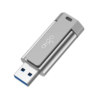Флеш пам'ять USB Aigo U332 256GB USB 3.2 Gen1 Grey