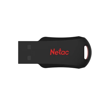 Флеш память USB Netac U196 32GB USB 2.0 Black-Red