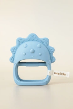 Силиконовый прорезыватель-перчатка "Lion", Голубой MagBaby (5118)