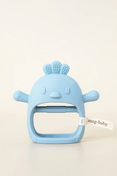 Силиконовый прорезыватель-перчатка "Bird", Голубой MagBaby (5115)