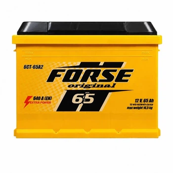Автомобильный аккумулятор Forse 65Ah 640A R+ 12V