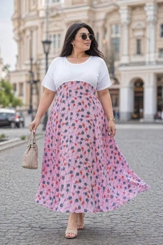 Сукня жіноча 7750 рожева, 56-58