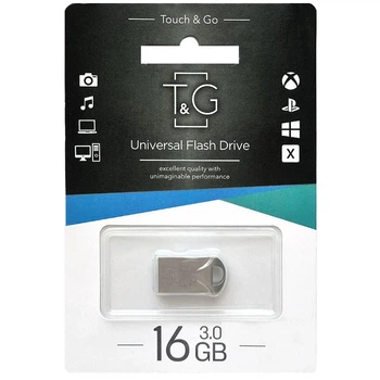 Флеш-накопитель T&G 106 Metal Series USB 3.0 16 ГБ серебристый