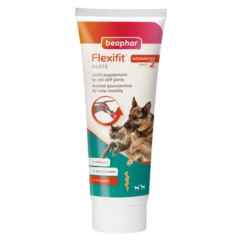 Паста с глюкозамином для суставов собак и кошек Beaphar Flexifit Paste с Омега-3 и витамином E, 250 г (BAR20148)