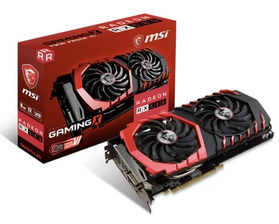Ігрова відеокарта для пк AMD RADEON MSi GamingX RX580 8Gb 256Bit Gddr5 - Б/У