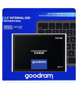 Накопичувач SSD 2.5 Sata3 GOODRAM CX400 Gen2 512gb - Уценка