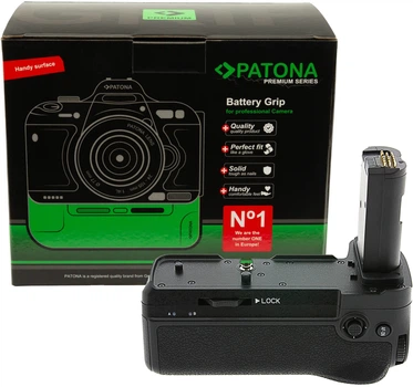 Uchwyt bateryjny do Nikon Z6II Z7II, 2× EN-EL15c Patona Premium (4055655221467)