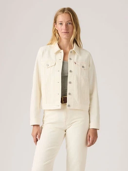 Джинсовая куртка женская Levi`s 983579887 S Молочная (1162778714)