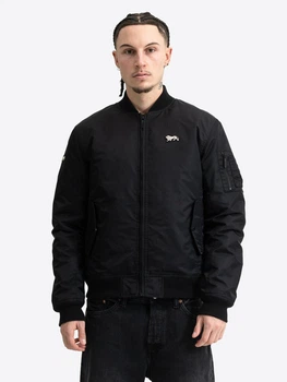 Бомбер чоловічий Lonsdale CHEPSTOW 118017-8323 (3XL) Black/Ecru (4070376025965)