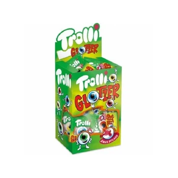 Цукерки желейні Trolli Glotzer (Мармеладне Око) з кислим сиропом 18.8 г (4000512992530)