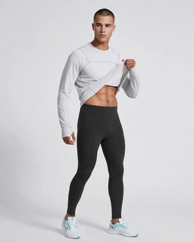 Мужские беговые тайтсы Nordvik Run-ProTech Черный XL