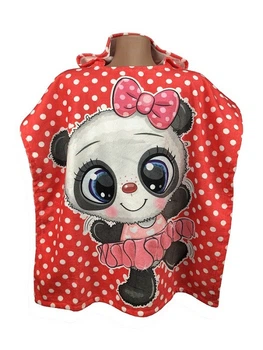 Panda devacka детское пляжное пончо. Хлопок. Турция. 4797194