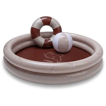 Набір для ігор у басейні Wild Life Beige Play 120 см 2 кільця Swim Essentials 2025SE612