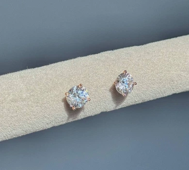 Сережки гвоздики з камінцем xuping