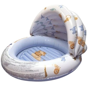 Басейн 100 см Wild Life Canopy надувне дно Swim Essentials 2025SE109
