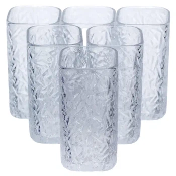 Набір склянок Matrix Glass квадратні 245 мл 6 штук