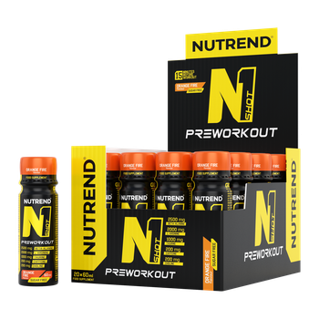 Предтренировочный шот Nutrend N1 shot 20х60 мл Огненный апельсин