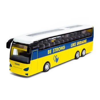 Модель автобуса TechnoDrive Киев 1:64 металлическая в пластиковом боксе 250419CG