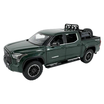 Автомодель TechnoDrive Toyota Tundra зеленый 1:24 металлическая KM08555
