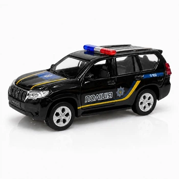 Игровая автомодель TechnoDrive Toyota Prado Полиция металлическая 1:40 KM260416P