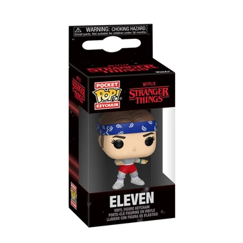 Ігрова фігурка на кліпсі Funko POP! Stranger Things Одинадцять з банданою 3.8 см 86618