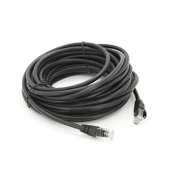 Патч-корд литой Ritar YG293 UTP, RJ-45, Cat.6, 10 м, черный, Cu (медь)