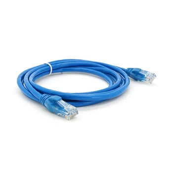 Патч-корд литой Ritar YG216 CCA, UTP, RJ-45, Cat.5e, 3 м, синий