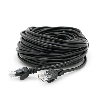 Патч-корд литой Ritar YG512 CCA, UTP, RJ-45, Cat.5e, 10 м, черный