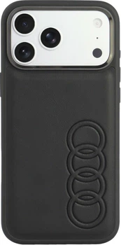 Etui plecki Audi TT Synthetic Leather MagSafe do Apple iPhone 18 Pro Max/17 Pro Max Black (AU-TPUPCMIP18PM-TT/D1-BK)