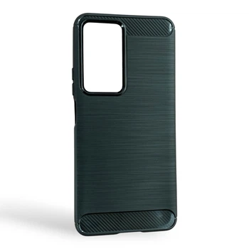Чехол для Xiaomi Poco F4 черный карбон (под карбон, тонкий)