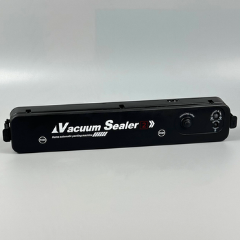 Вакууматор для упаковки продуктов с индикатором от сети 10 пакетов Vacuum Sealer YQ-688 черный