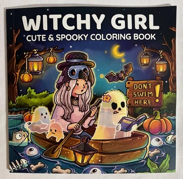 Раскраска антистресс Cute coloring book Witchy Girl 30 страниц