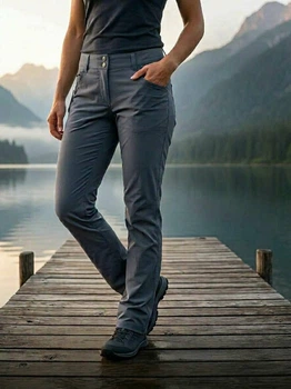 Жіночі трекінгові штани Graghoppers nosilife clara cigarette pants світло-блакитний M
