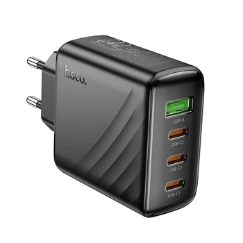 Зарядное устройство HOCO CS27A 3 Type-C 1 USB-A 67 Вт черное