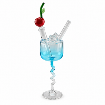 Скляний бонг Blue Curacao Cocktail SG 14 (14.5 мм), 25 см