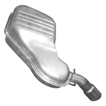 Глушник POLMO для Volvo V70 2.3i Turbo 01-04, 2.4i Turbo 01-05, XC 70 2.5i Turbo 02-07, 2.4 TD Turbo Diesel алюмінізована сталь