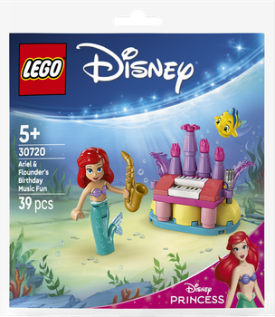 Конструктор LEGO Disney Princess Музичні розваги Аріель і Флаундера з нагоди дня народження 39 деталей (30720)
