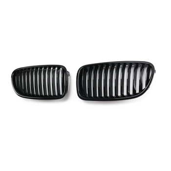 Ніздрі решітки радіатора переднього бампера BMW 5 series F10/F11/F18 2010-2017 Black 1BAR