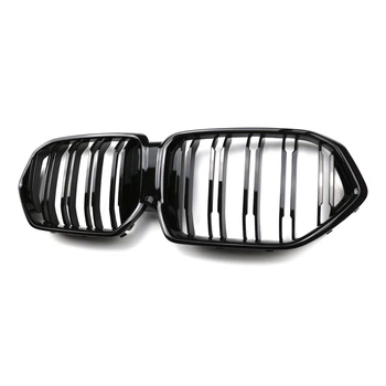 Ніздрі решітки радіатора переднього бампера BMW X6 G06 2018-2022 Black 2BAR
