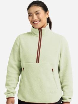 Свитшот женский Jack Wolfskin Lite Curl Hz W A65750-E0338 M Салатовый (4064886779265)