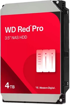 Dysk twardy Western Digital Red Pro NAS 4 TB 7200RPM 256 MB 3.5 SATA III (WD4006FFBX)
