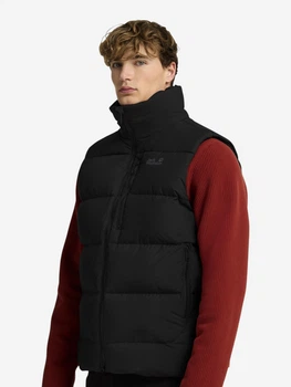 Теплый жилет пуховый мужской Jack Wolfskin Colonius Vest M Rds A66204_6000 XL Черный (4064886751636)