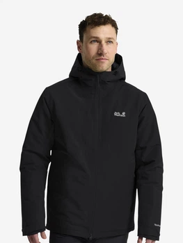 Куртка зимняя короткая мужская Jack Wolfskin Stonetrail 2L Ins Jkt M A66330_6000 2XL Черная (4064886757782)
