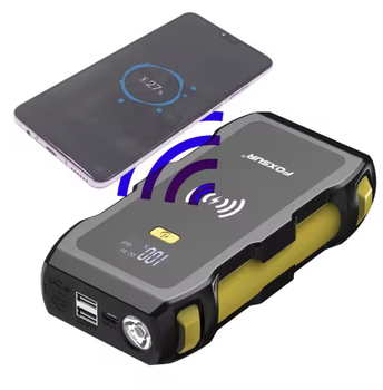 Бустер пусковое зарядное устройство для авто Foxsur FJS-700 (26800 mAh, 800A)