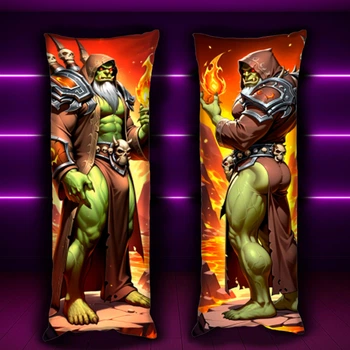 Дакимакура 150х50 см Гулдан Варкрафт Guldan Warcraft Подушка с двусторонней наволочкой
