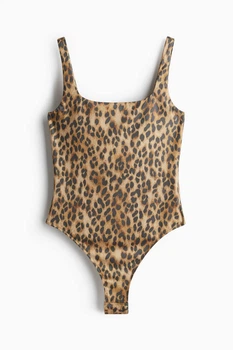 Боди-топ H&M 1248179007c72 S комбинированное (100017181)