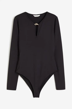 Боди-топ H&M 1228280001c72 XXL черное (100017345)