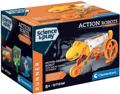 Іграшка робот-конструктор Clementoni Science & Play Action Robots - Runner 75137 (8005125751372)