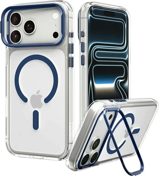 Etui na smartfon Apple iPhone 17 Pro Max/18 Pro Max Spigen Ultra Hybrid Optik S MagSafe Clear Deep Blue (ACS11909)