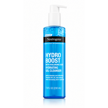 Neutrogena Hydro Boost Gel Cleanser 230 мл очищувальний гель для вмивання та зняття макіяжу з гіалуроновою кислотою